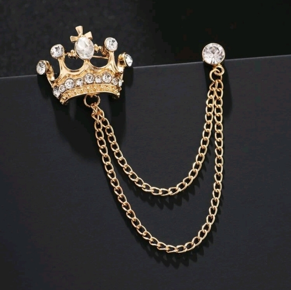 Queen2KeepUp Boutique Other - Unisex Crown Brooch